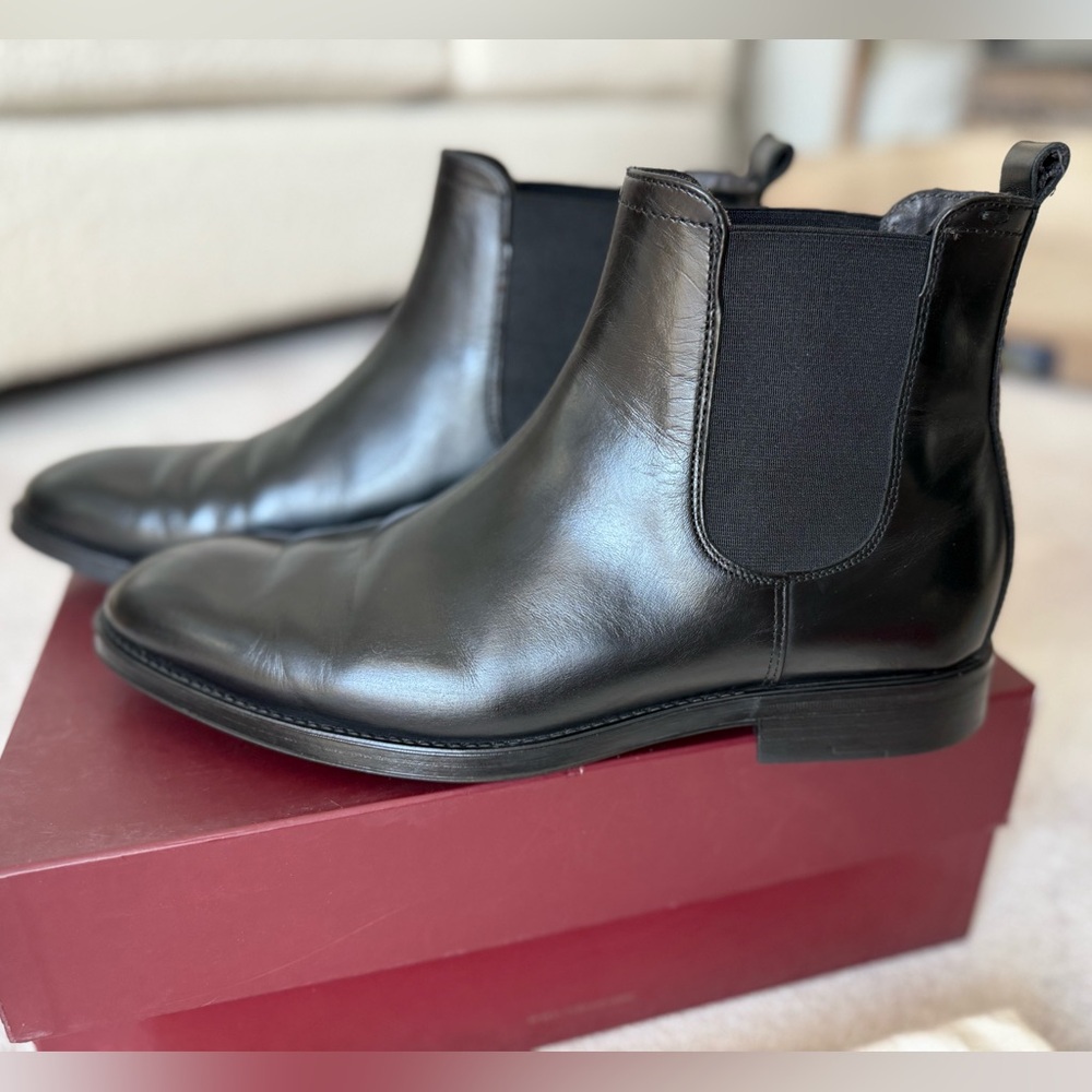 To Boot New York Adam Derrick Leather Chelsea Boots